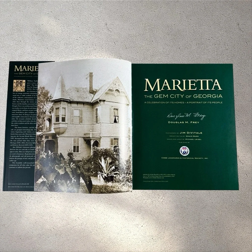 Marietta the Gem City of Georgia, Douglas M. Frey HCDJ *****SIGNED BY AUTHOR****